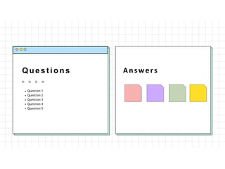 Q u e s t i o n s
Question 1
Question 2
Question 3
Question 4
Question 5
Answers
 
