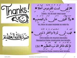 22/01/2011 disediakan oleh Rodzah Binti Hj Yahya 32
 