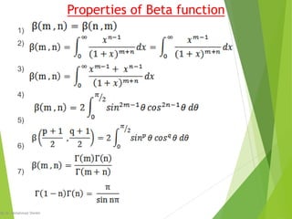 Gamma function and Properties of Gamma Function | PDF