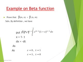 Gamma function and Properties of Gamma Function | PDF