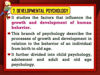 Unit  1 introduction to Psychology