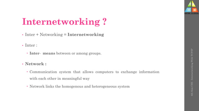 Intternetworking With TCP/IP | PPT