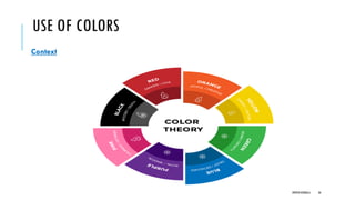 USE OF COLORS
Context
DIPESH KOIRALA 56
 
