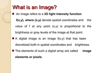 Introduction to Digital Image Processing | PPT