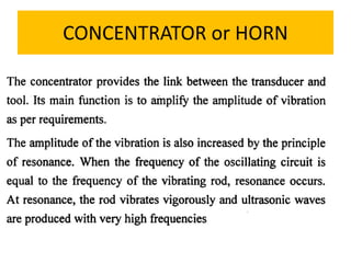 CONCENTRATOR or HORN
 