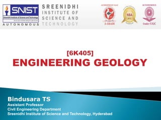 Bindusara TS
Assistant Professor
Civil Engineering Department
Sreenidhi Institute of Science and Technology, Hyderabad
 