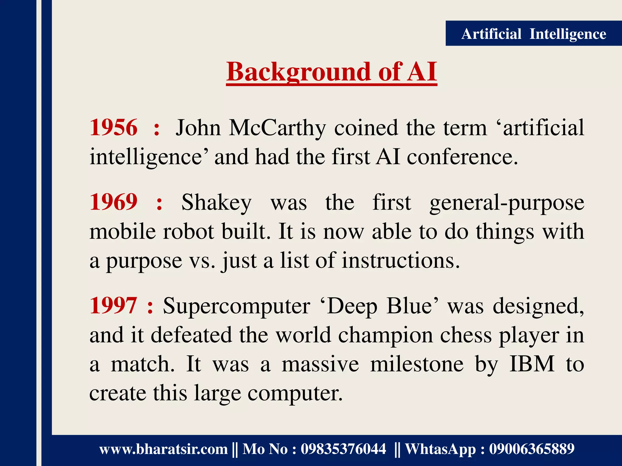 Introduction to Artificial Intteligence | PDF