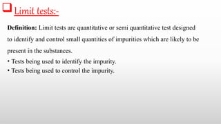 Unit -1 LIMIT TEST PRESENTATION AND NOTES | PPTX