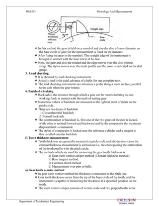 METROLOGY & MEASUREMENT Unit 1 notes (5 files merged) | PDF