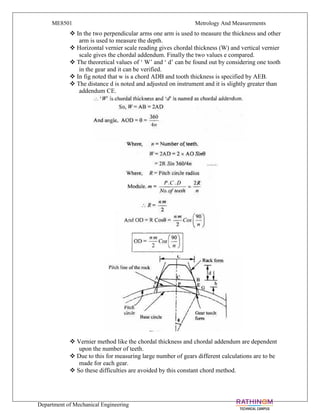 METROLOGY & MEASUREMENT Unit 1 notes (5 files merged) | PDF