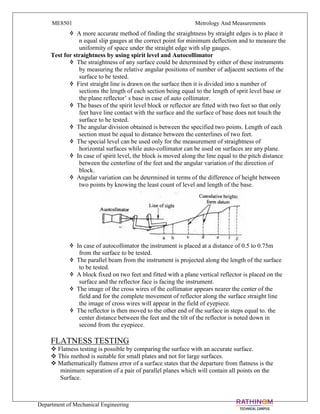METROLOGY & MEASUREMENT Unit 1 notes (5 files merged) | PDF