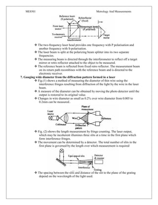 Pattern Metrology METROLOGY & MEASUREMENT Unit 1 notes (5 files merged) | PDF