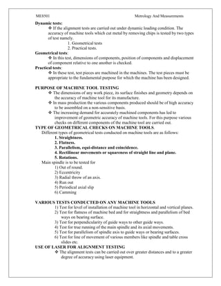 METROLOGY & MEASUREMENT Unit 1 notes (5 files merged) | PDF