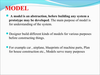 Unit 1( modelling concepts & class modeling) | PPT