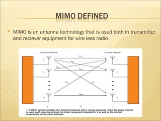 Unit-1 Multiple Input Multiple Output (MIMO) Communications.ppt