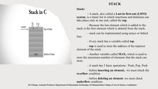 data structures - lifo stack | pdf | computer... Data Structure , Classification of Data structure | PPTX