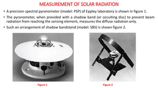 MEASUREMENT OF SOLAR RADIATION BY INSTRUMENTS | PDF