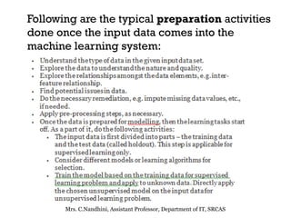 Machine Learning - Preparing to model.ppt