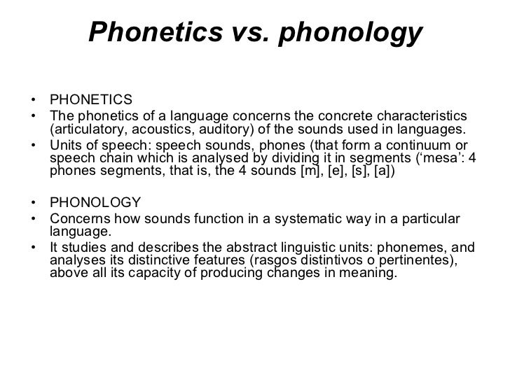 vs phonetic phonemic Unit 1