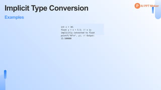 programming for problem solving unit-1 aippt | PPTX