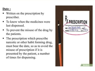 Triplicate Meaning Rx Prescription: Definition, Parts of prescription, handling of ...