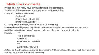 Comprehensive Introduction to Python Programming Language and Its ...