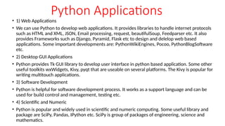Comprehensive Introduction to Python Programming Language and Its ...