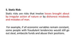Risk Management - Dr.J.Mexon | PPTX