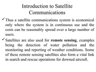 Comprehensive Overview of Satellite Communication Systems and ...