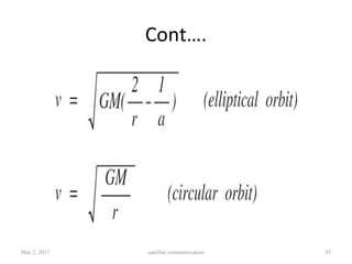 Cont….
Mar 2, 2017 satellite communication 45
 