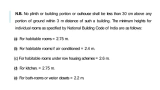 Unit-1 SITE SELECTION, PRINCIPLES OF BUILDING PLANNING, ORIENTATION AND ...