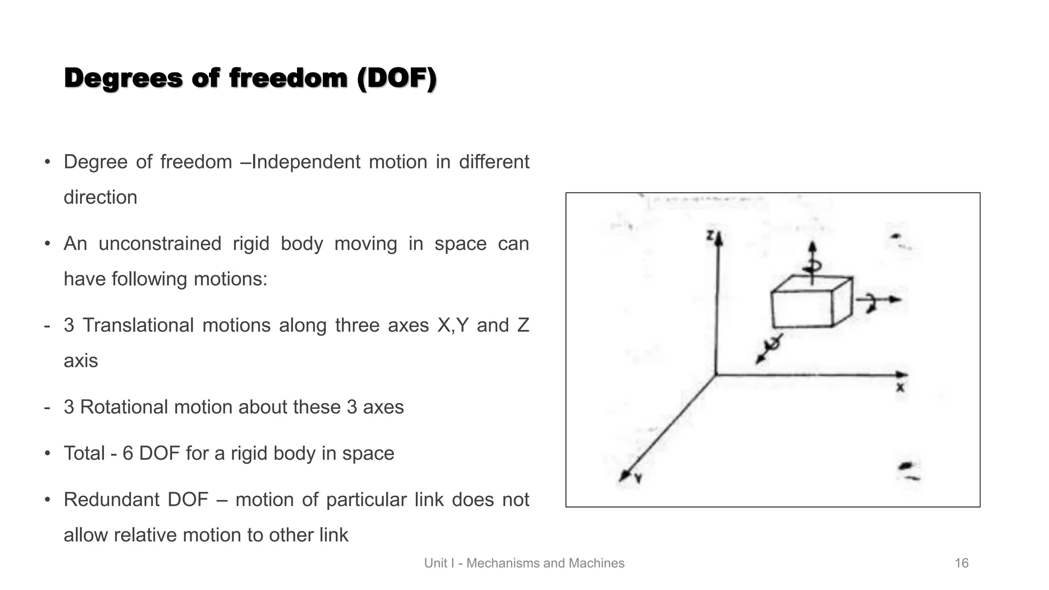 Mechanisms & Machines