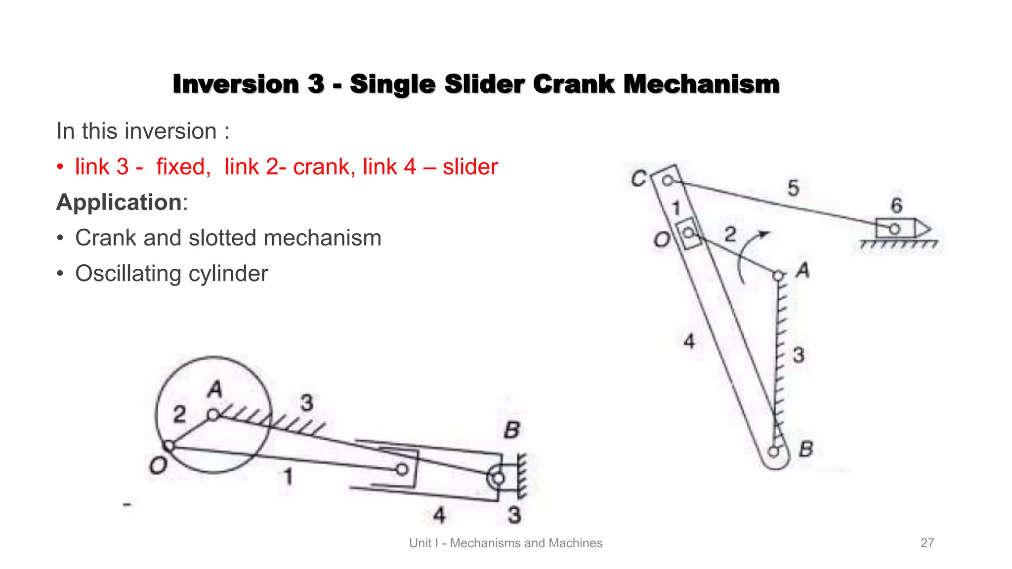 Mechanisms & Machines