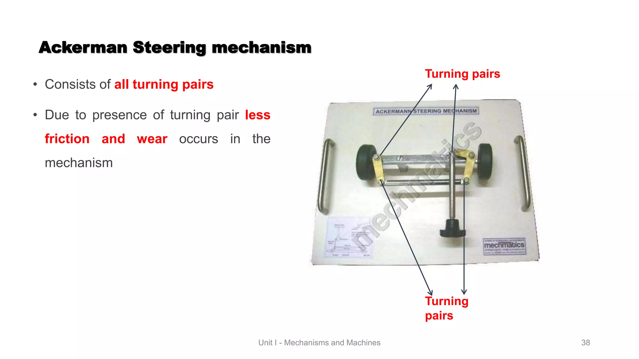 Mechanisms & Machines