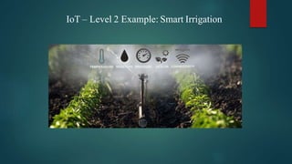 IoT – Level 2 Example: Smart Irrigation
 