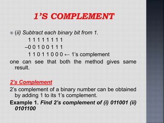 review of number systems and codes | PPTX