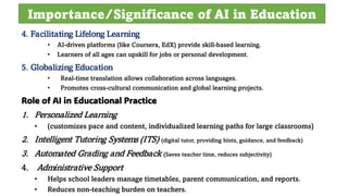 Teaching with AI: Enhancing Education through Artificial Intelligence | PDF