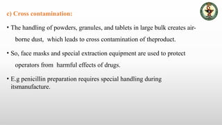 Contamination Different Powder Unit - 1 HISTORY IN PHARMACEUTICAL SUBSTANCE, TYPES AND SOURCES OF ...