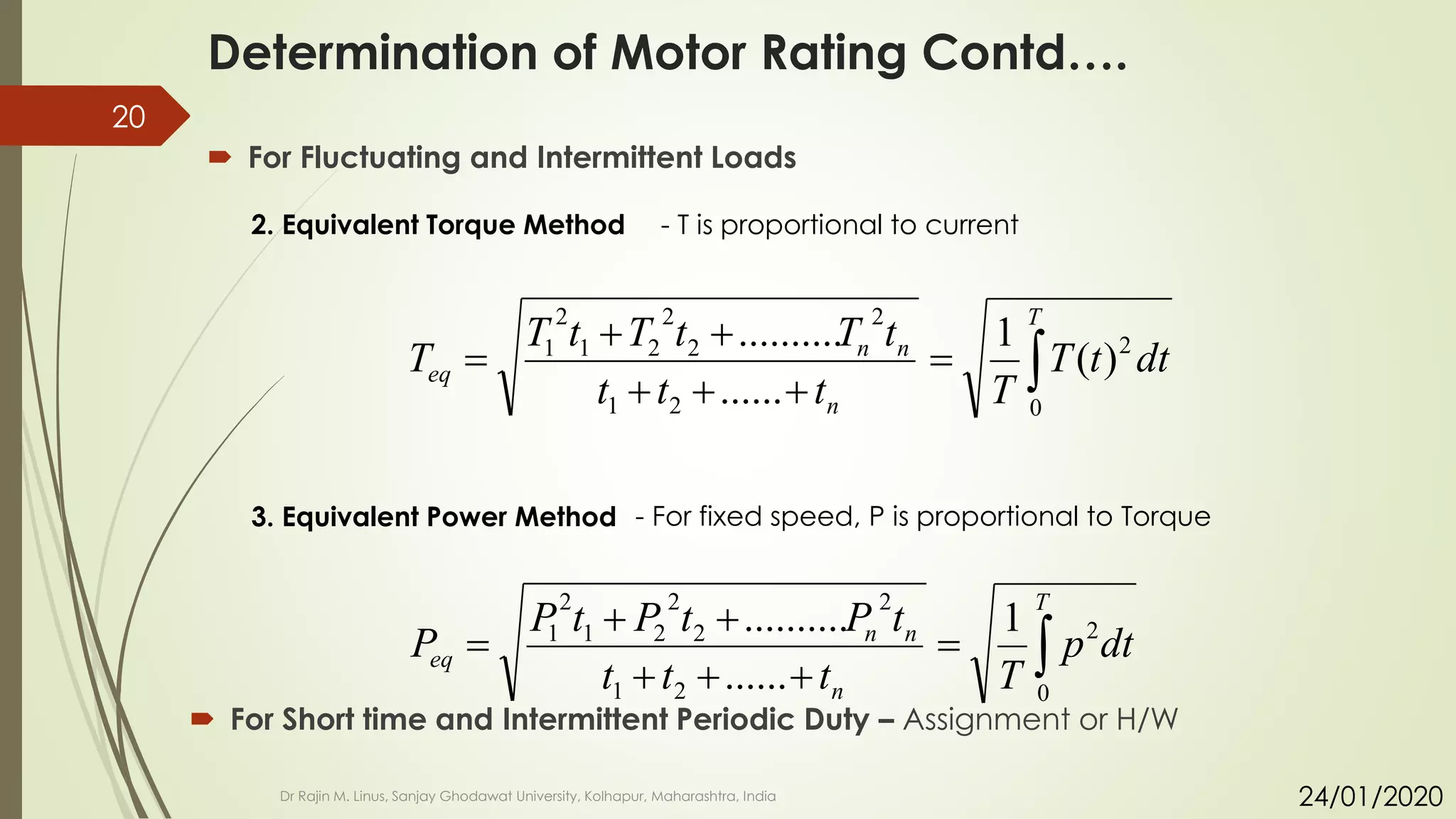 Intermittent Load Unit 1 & unit-2 electric drives and control | PDF