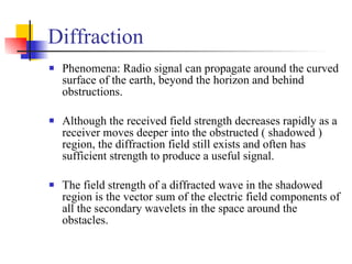 Earth Di Raction Mobile Radio Propagations | PPT
