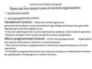 control unit | PPT