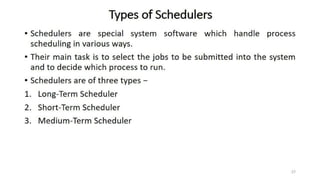 OS UNIT – 2 - Process Management