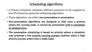 OS UNIT – 2 - Process Management