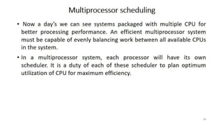 OS UNIT – 2 - Process Management