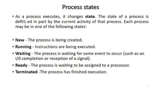 OS UNIT – 2 - Process Management