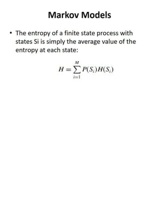 DCDR Unit-2 Mathematical Preliminaries for Lossless Compression Models