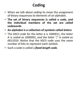 DCDR Unit-2 Mathematical Preliminaries for Lossless Compression Models