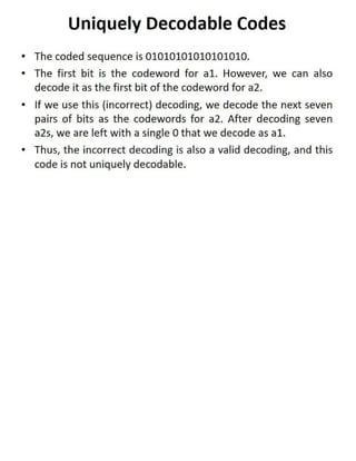 DCDR Unit-2 Mathematical Preliminaries for Lossless Compression Models