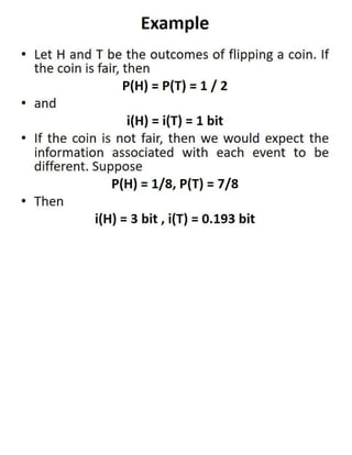 DCDR Unit-2 Mathematical Preliminaries for Lossless Compression Models