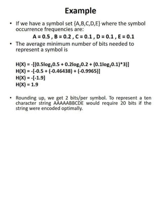 DCDR Unit-2 Mathematical Preliminaries for Lossless Compression Models
